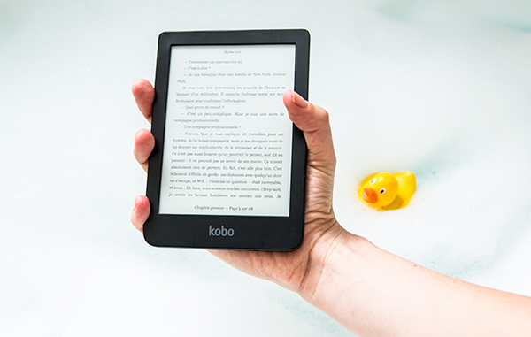 kobo waterproof eReader coated by HZO