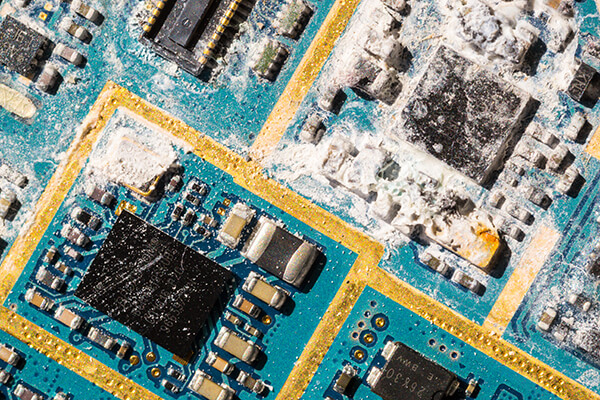 circuit board contamination