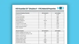 Download the HZO Parylene F (VT-4)  Datasheet