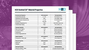 Download HZO Sentinel EX™ Nanocoating Material Properties Datasheet